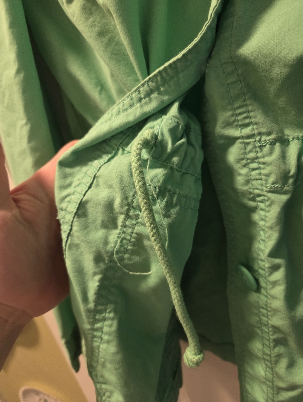 Eddie Bauer Women Utility Jacket Green Button Front XL‎ - Picture 6 of 6